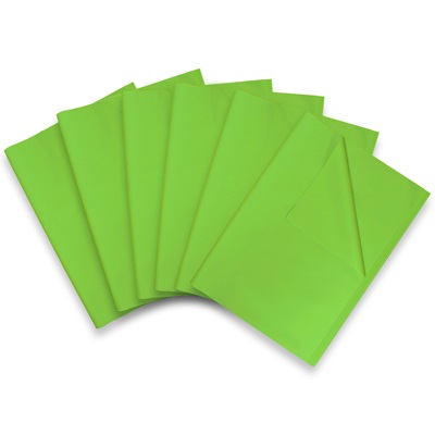 100 Sheets of Fresh Green Acid Free Tissue Paper 500mm x 750mm